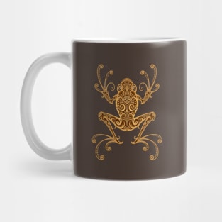 Intricate Brown Tree Frog Mug